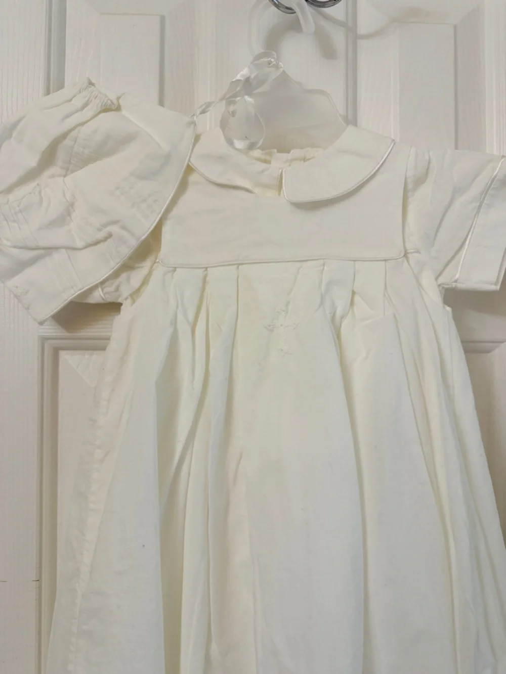 Strasburg Infant Baptism Gown with Bonnet and Romper